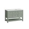 James Martin Vanities Breckenridge 48in Single Vanity, Smokey Celadon w/ 3 CM Ethereal Noctis Top 330-V48-SC-3ENC - alternate 3